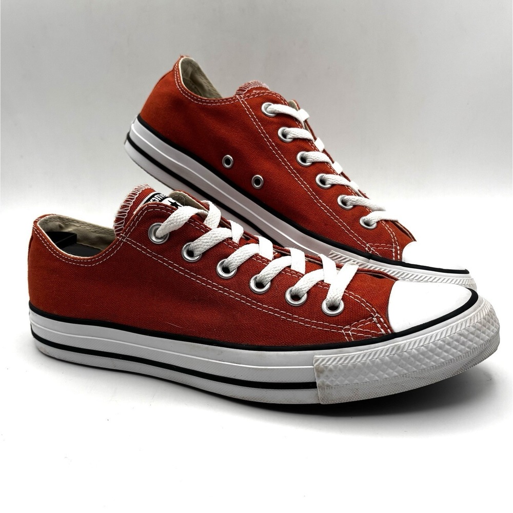 Converse Chuck Taylor All Star Low Top Sneakers – Orange-Men's 7 Women's 9